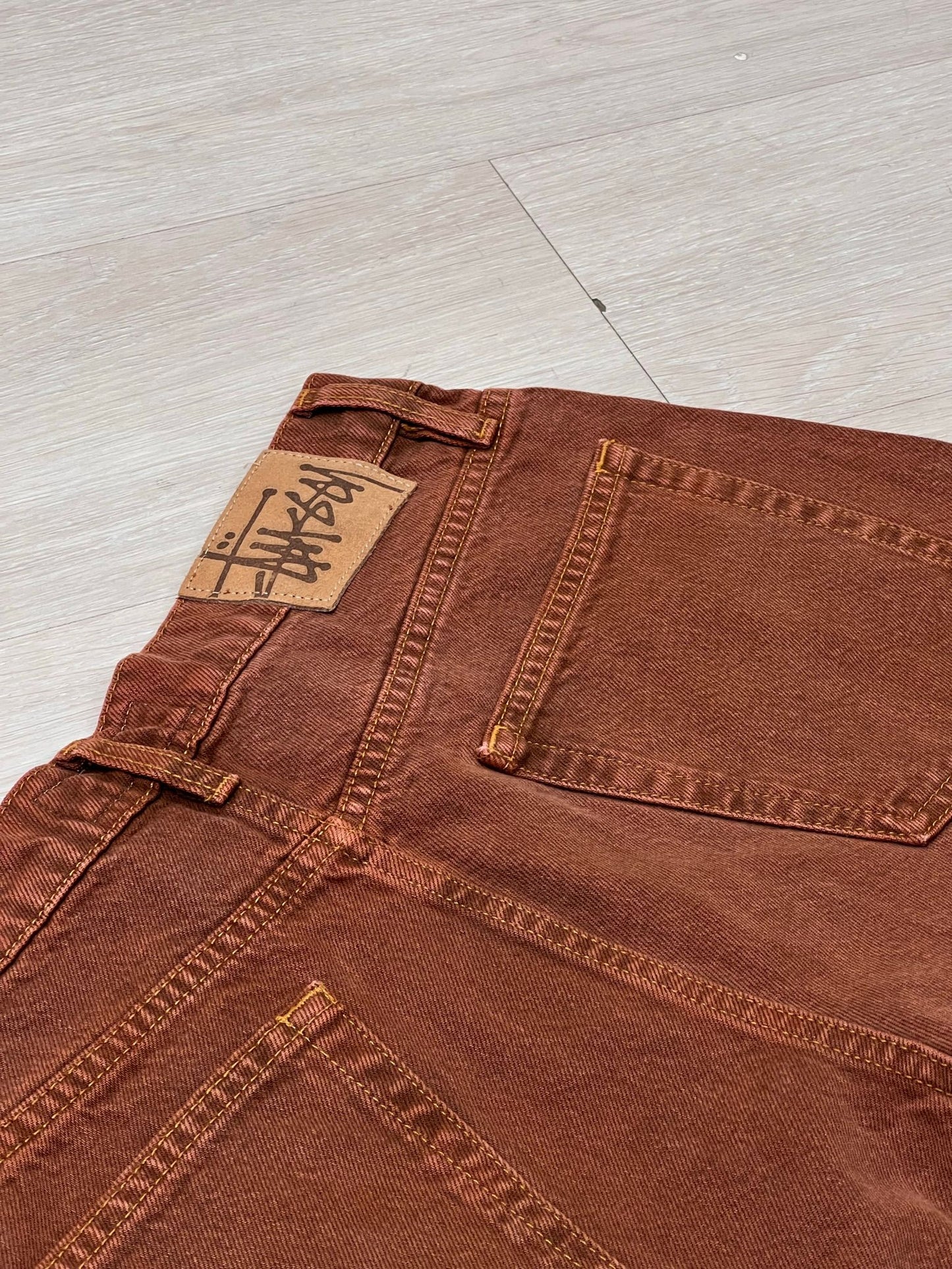 Stüssy Men's Big Ol' Short Denim Clay