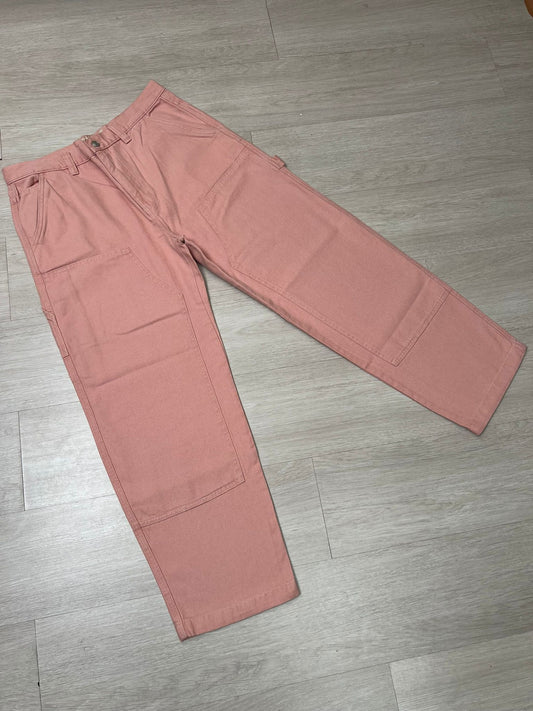 Stussy Canvas Work Pants - SALMON